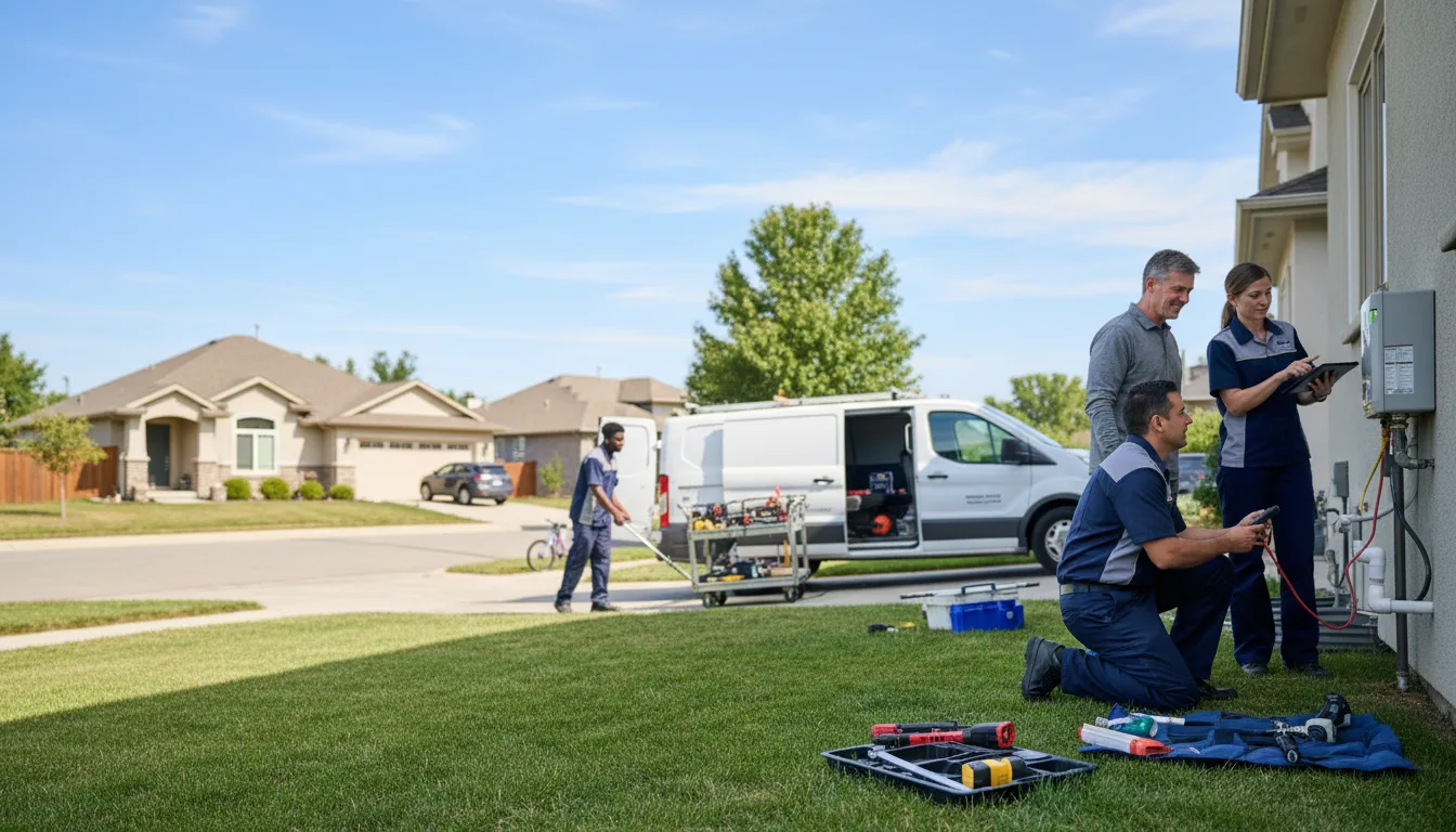 Tankless water heater service in Winston, OR